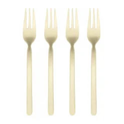 STELLA dessert fork champagne 4-pack, 15,5 cm