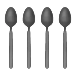 STELLA espresso spoon black 4-pack, 11 cm