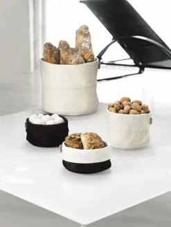 Stelton breadbag, sand-black