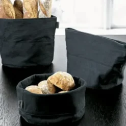 Stelton breadbag, sand-black