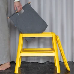 Step it up stool, saffron yellow