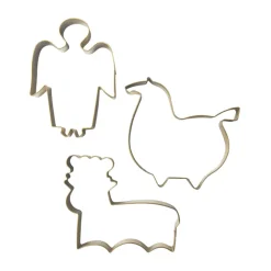 Stig L gingerbread mould 3 pieces, Gold