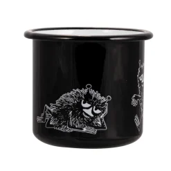 Stinky enamel mug 37 cl, Black