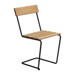 Stol 1 chair, Oiled oak-black