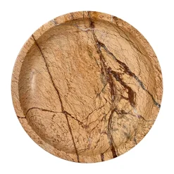 Stone bowl large Ø28 cm, Brown forest marble