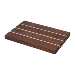 Stribe cutting board fine 25x36 cm, Walnut-ash