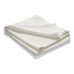 Stripe bedspread stonewashed cotton 260x260, Off white