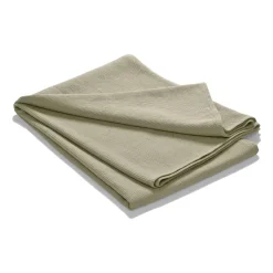 Stripe bedspread stonewashed cotton 180x260, Sand