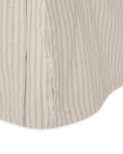 Stripe Mauve bed skirt, 140x200x53 cm