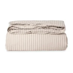 Stripe Mauve duvet cover double, 220x220 cm
