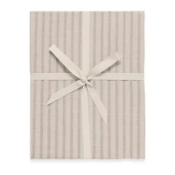 Stripe Mauve fitted sheet, 140x200x30 cm
