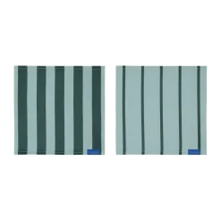 Stripes dishcloth 33x33 cm 2-pack, Mint