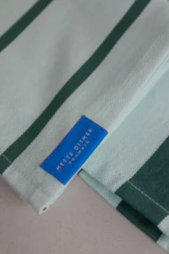 Stripes dishcloth 33x33 cm 2-pack, Mint