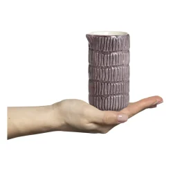 Stripes pot 30 cl, Plum