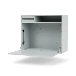 STUDIO desk, wall hung, Oyster 156