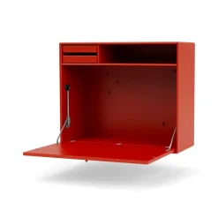 STUDIO desk, wall hung, Rosehip 145