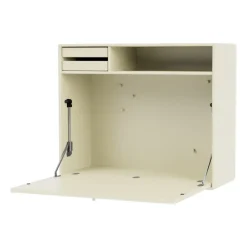 STUDIO desk, wall hung, Vanilla