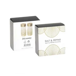 Sun salt- and pepper mill, Gold-glass