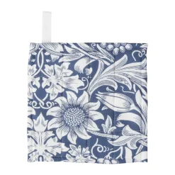 Sunflower oven mitt 20x20 cm, Dark denim