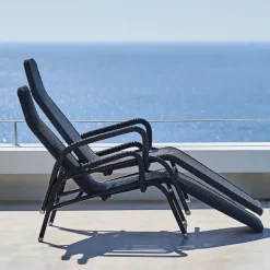 Sunrise sun lounger, Graphite