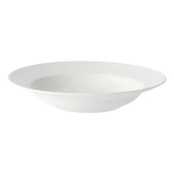 Swedish Grace deep plate Ø25 cm, snow (white)