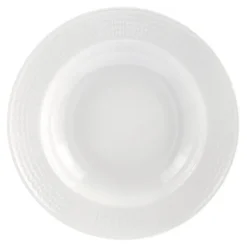 Swedish Grace deep plate Ø25 cm, snow (white)