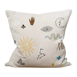 Symbol pillowcase 48x48 cm, Natural