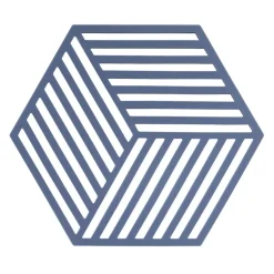 Table Mat Denim, Hexagon