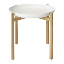 Tablo Table Set side table, High white