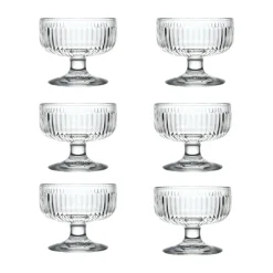 Tahiti dessert bowl 23 cl 6-pack , Clear
