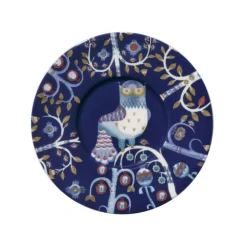 Taika coffee saucer, blue