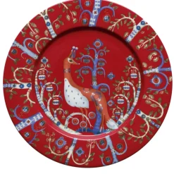 Taika plate 22 cm, red