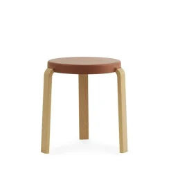 Tap stool, Caramel, oak legs