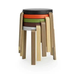 Tap stool, grey-oak