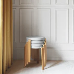 Tap stool, grey-oak
