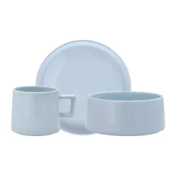 Taper plate 14 cm, Light blue