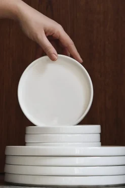 Taper plate 14 cm, White