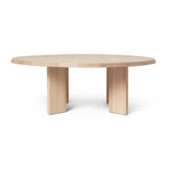 Tarn coffee table 107,6x108,1 cm, White oiled beech