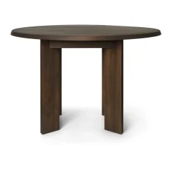 Tarn dining table 104.6x113.5 cm, Dark Stained Beech