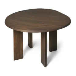 Tarn dining table 104.6x113.5 cm, Dark Stained Beech