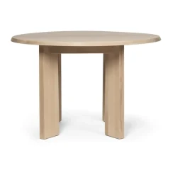 Tarn dining table 104.6x113.5 cm, White Oiled Beech