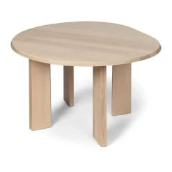 Tarn dining table 104.6x113.5 cm, White Oiled Beech