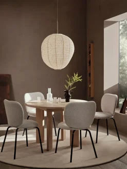 Tarn dining table 104.6x113.5 cm, White Oiled Beech