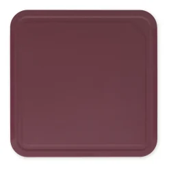 TASTY+ cutting board medium 25x25 cm, Aubergine red
