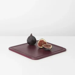 TASTY+ cutting board medium 25x25 cm, Aubergine red