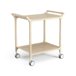 Teatime serving trolley, Ash laquered