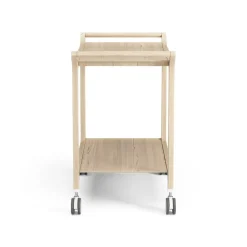 Teatime serving trolley, Ash laquered