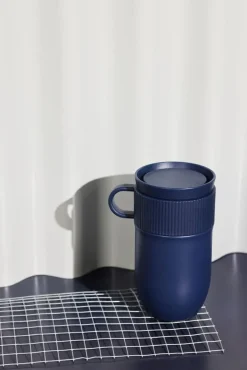 Ted car mug thermos mug 28 cm, Blue