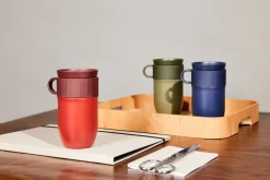 Ted car mug thermos mug 28 cm, Blue