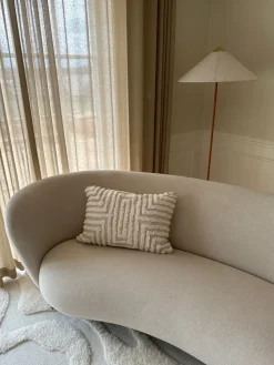 Telin cushion 30x50 cm, Offwhite